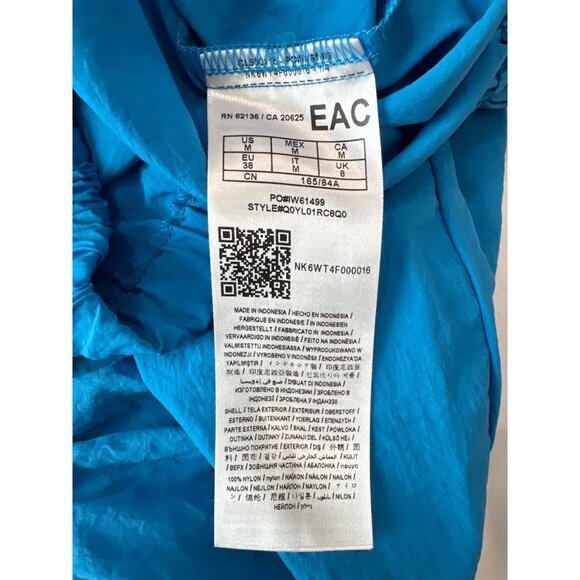 Guess Los Angeles Blue & Yellow Mesh Windbreaker Jacket Medium - Picture 6 of 6